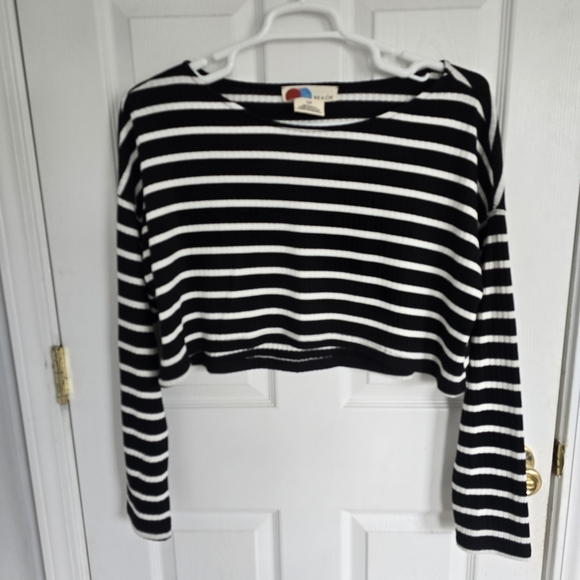 Free People Tops - Free People FB BEACH Black and White Striped Sweater